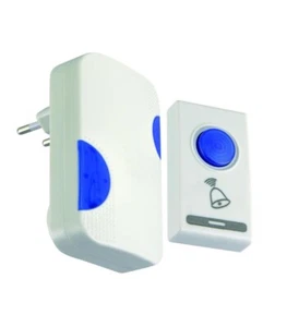 CAMPANELLO SENZA FILI WIRELESS PRESA SPINA MURO SUONERIE CITOFONO CASA - Foto 1 di 1