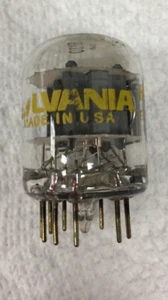 Vintage Sylvania Glasröhre, 6U10 - Bild 1 von 3