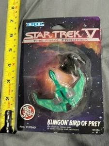 Star Trek V: Klingon Bird of Prey die cast - ERTL 1989 New/Sealed - Picture 1 of 2