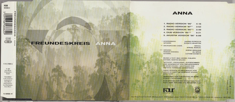 Freundeskreis - Anna (1997) [5 Track Maxi CD] - Bild 1 von 1
