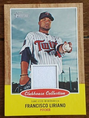 Francisco Liriano 2011 Topps Heritage Clubhouse Collection Relics #CCR-FL - Image 1 of 2