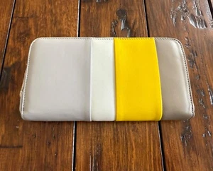 Porsche Design Coin Purse Wallet Silver Yellow White Limited Edition Collectible - Picture 1 of 3