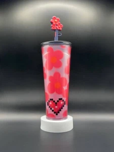 Starbucks Valentine's Day Pixel Edition Tumbler - Picture 1 of 6