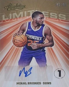 Mikal Bridges Limitless level 1 43/99 Rookie card year 18/19 - Picture 1 of 6