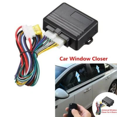 12V Automatic Window Closer Module with Harness For 4 Door Car Power Roll Up Kit - Image 1 of 4