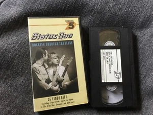 STATUS QUO "Rocking Through The Years" (1986) VHS Rossi & Parfitt - Picture 1 of 5