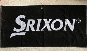 Srixon Tour Golf Towel with Clip 38" x 19" Cotton 100% - Picture 1 of 3