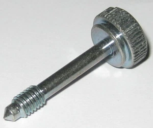 Schlitz-/Rändelschraube unverlierbar - 10-32 x 1/4" L Gewinde - Stahl verzinkt - Bild 1 von 6