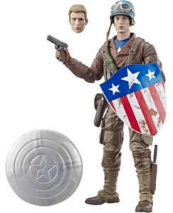 MARVEL LEGENDS SERIES CAPITÁN AMERICA WWII 6" FIGURA 2 PACK ESTUDIOS SUELTOS ... - Imagen 1 de 4