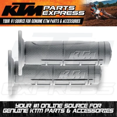 NUEVO JUEGO DE EMPUÑADURAS DE EXTREMO CERRADO GRIS KTM 105 125 150 200 250 XC SXS SX XC-W 54802021000 Foto 1 de 4