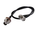 1Ft Rf Bnc Female Nut O-Ring To Bnc Male Right Angle Coax Cable Rg174 30Cm For