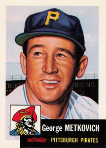 GEORGE METKOVICH 1991 TOPPS ARCHIVES #58 1953 SERIES