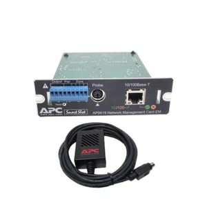 Carte de gestion réseau APC Smart Slot UPS + EM ( AP9619 ) NOB - Photo 1/3