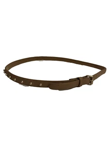 Ann Taylor Belt Small Leather Pearl Studded Small Women’s 34" inches long - Picture 1 of 11