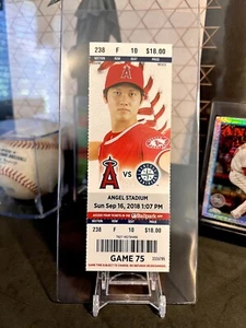 ⭐️ SHOHEI OHTANI 2018 ROOKIE YEAR SEASON TICKET DEBUT ANGELS COLLECTIBLE 🔥 - Imagen 1 de 3