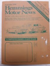 Hemmings Motor News magazine Sept 1998 NEW  66 Mustang 40 Buick 36 Dodge RARE