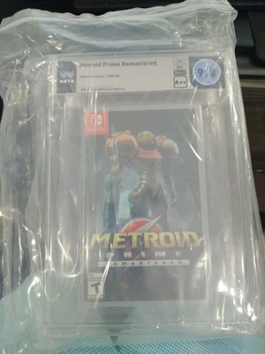 2023 Nintendo Switch Metroid Prime Remastered 1st Print WATA 9.8 A++ Sealed NEW - Image 1 of 2