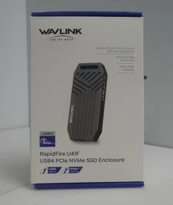 Gabinete SSD Wavlink RapidFire U41F USB4 PCIe NVMe Foto 1 de 2