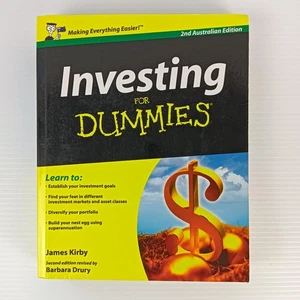 Investing for Dummies 2nd Australian Edition Kirby Drury 2009 Book - Picture 1 of 11