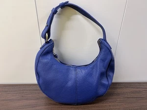 Portland Leather - Borsa classica a tracolla Nora - Blu Molino - Nuova e mai usata - Foto 1 di 5