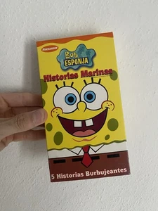 SpongeBob SquarePants: Sea Stories VHS Tape (Spanish) Latin Version VERY RARE - Picture 1 of 11