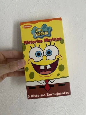SpongeBob SquarePants: Sea Stories VHS Tape (Spanish) Latin Version VERY RARE - Image 1 of 4