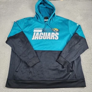 Jacksonville Jaguars Hoodie Mens 3XL Blue Black Team Issued Player Worn #97 NFL - Picture 1 of 8