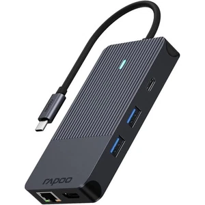 Rapoo UCM-2005 USB-C Multiport Adapter 10-in-1 100W Power Delievery - Bild 1 von 8