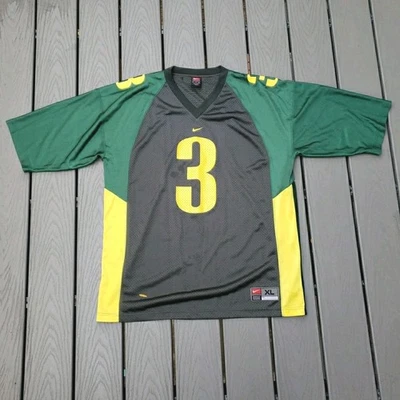 Camiseta de fútbol americano vintage Oregon Ducks Joey Harrington #3 verde del equipo Nike XL Foto 1 de 4
