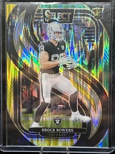 2024 Panini Select - Premier Level Brock Bowers #118 Black & Green Shock... - Picture 1 of 2