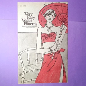 Vogue Very Easy Patterns July 1973 newsletter Wieboldt's 1970s fashion - Picture 1 of 3