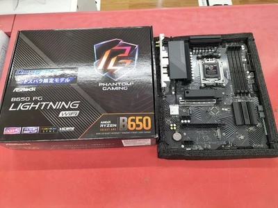 ASRock B650 PG Lightning Wi-Fi AMD Ryzen 8000/7000 Socket AM5 ATX Motherboard - Image 1 of 4