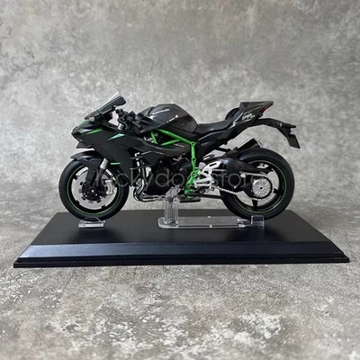 AOSHIMA 1/12 Scale For Kawasaki Ninja H2 Motorcycle Diecast Model Toy Gifts - Image 1 of 4