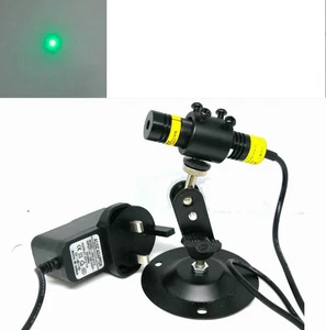 Focusable 10mW 515nm Green Laser Diode Module Dot  Head w 12V w HOLDE - Picture 1 of 4