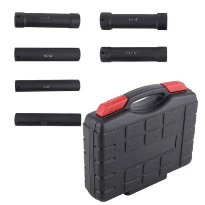 1/2 Inch Drive Extended Length Impact Socket Set 6PCS Extra Deep Socket Set - Image 1 of 4