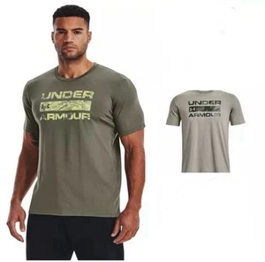 Under Armour 1361903 UA Stacked Logo Fill Short Sleeve Graphic Shirt, size Large - Picture 1 of 11