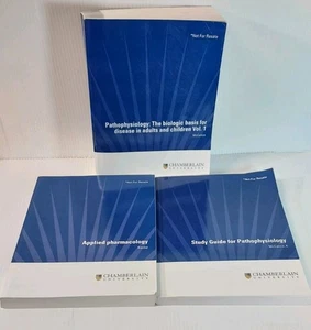 Chamberlain University Nursing Textbook Lot Elsevier McCance Pathophysiology - Picture 1 of 21