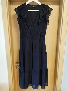 Vero Moda Damenkleid, Größe L, Blau, Rüschenkleid - Bild 1 von 6