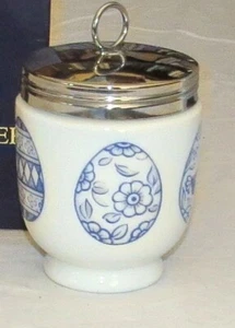 Royal Worcester Egg Coddler Blue Eggs Genuine Jumbo Bone China NEW - Picture 1 of 4