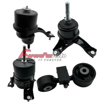 Juego de montaje de motor y transmisión de 4 piezas para Toyota Camry 2007-2011 2,4 L transmisión automática Foto 1 de 4