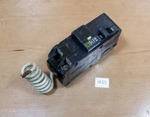#1355 Square D QOB BOLT-IN 25 Amp 25A 2 Double Pole GFI GFCI Breaker QOB225GFI - Picture 1 of 2