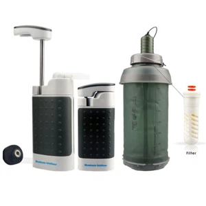 Water Filters Bottle|Pump Water Filter Purifier Portable Survival Emergency Kits - Picture 1 of 18