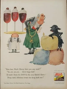 1957 vintage Jello print ad. Baa baa black sheep - Picture 1 of 1