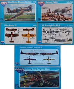 1:72 NOVO box ONLY! F152 Hotspur / F196 P-51A / F340 M.Master WITHOUT model! - Picture 1 of 6