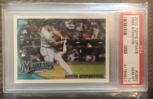 MIKE GIANCARLO STANTON 2010 TOPPS UPDATE  PSA 10 ROOKIE RC #US50 YANKEES 🔥 - Picture 1 of 1