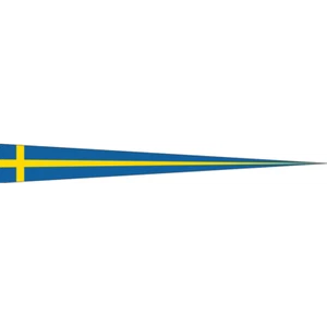 flaggenmeer® Wimpel Schweden 110 g/m² - Bild 1 von 5