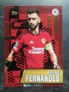 2023-24 Topps Gold Competizioni UEFA per Club Manchester United Bruno Fernandes - Foto 1 di 2