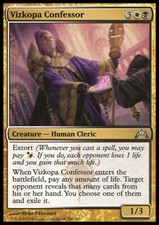 Magic the Gathering MTG Vizkopa Confessor (205) Gatecrash   LP