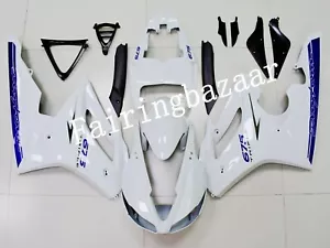 Kit de carenado de carrocería para molde de inyección ABS 2009-2012 blanco azul ABS - Imagen 1 de 6
