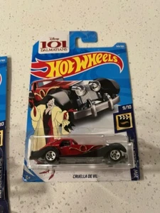 2019 hot wheels disney 101 dalmatians cruella de vil screen time